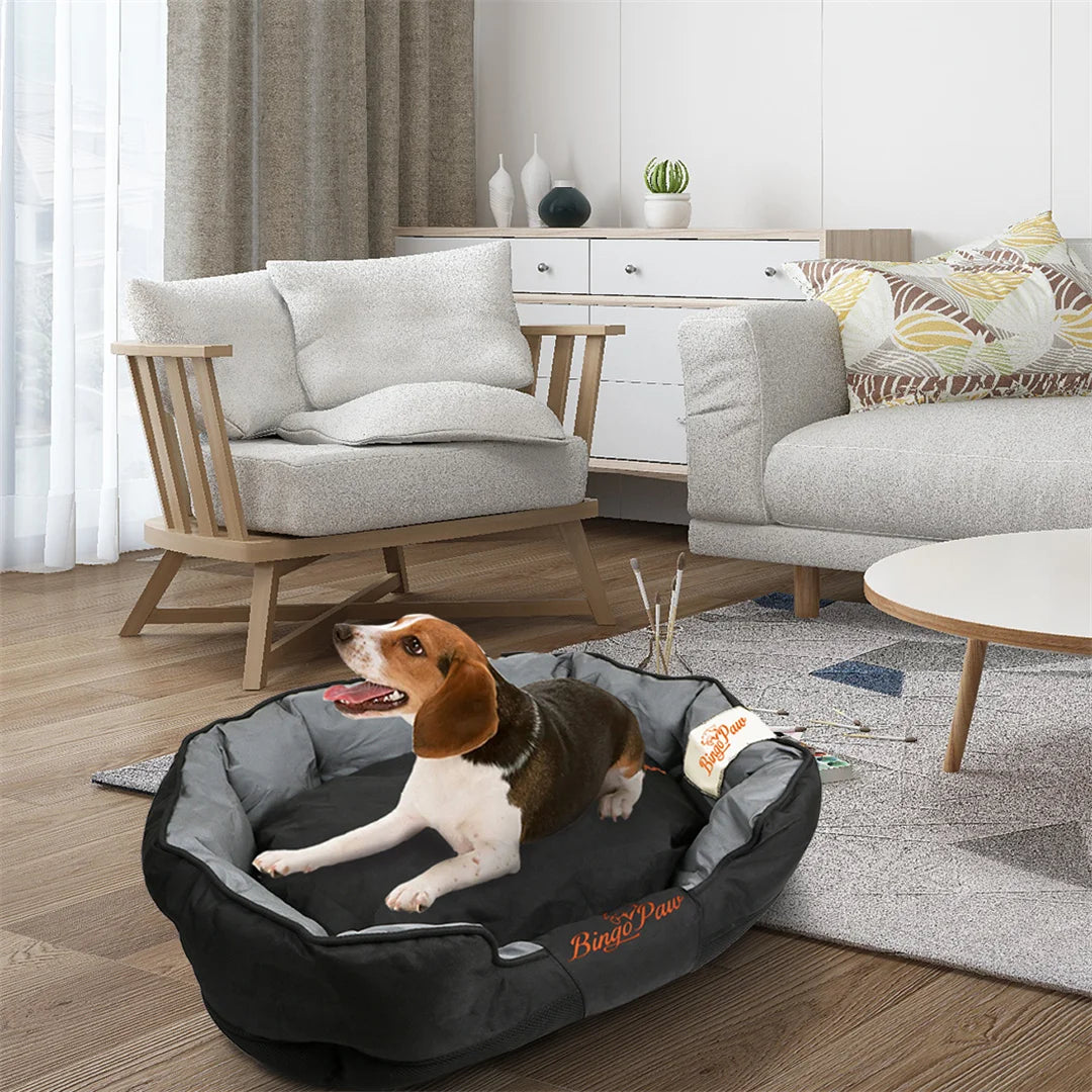 BingoPaw Large Soft Dog Bed with Removable Cushion Waterproof Sofa Dog Pet Bedding Scratch Prevention Oxford Cover