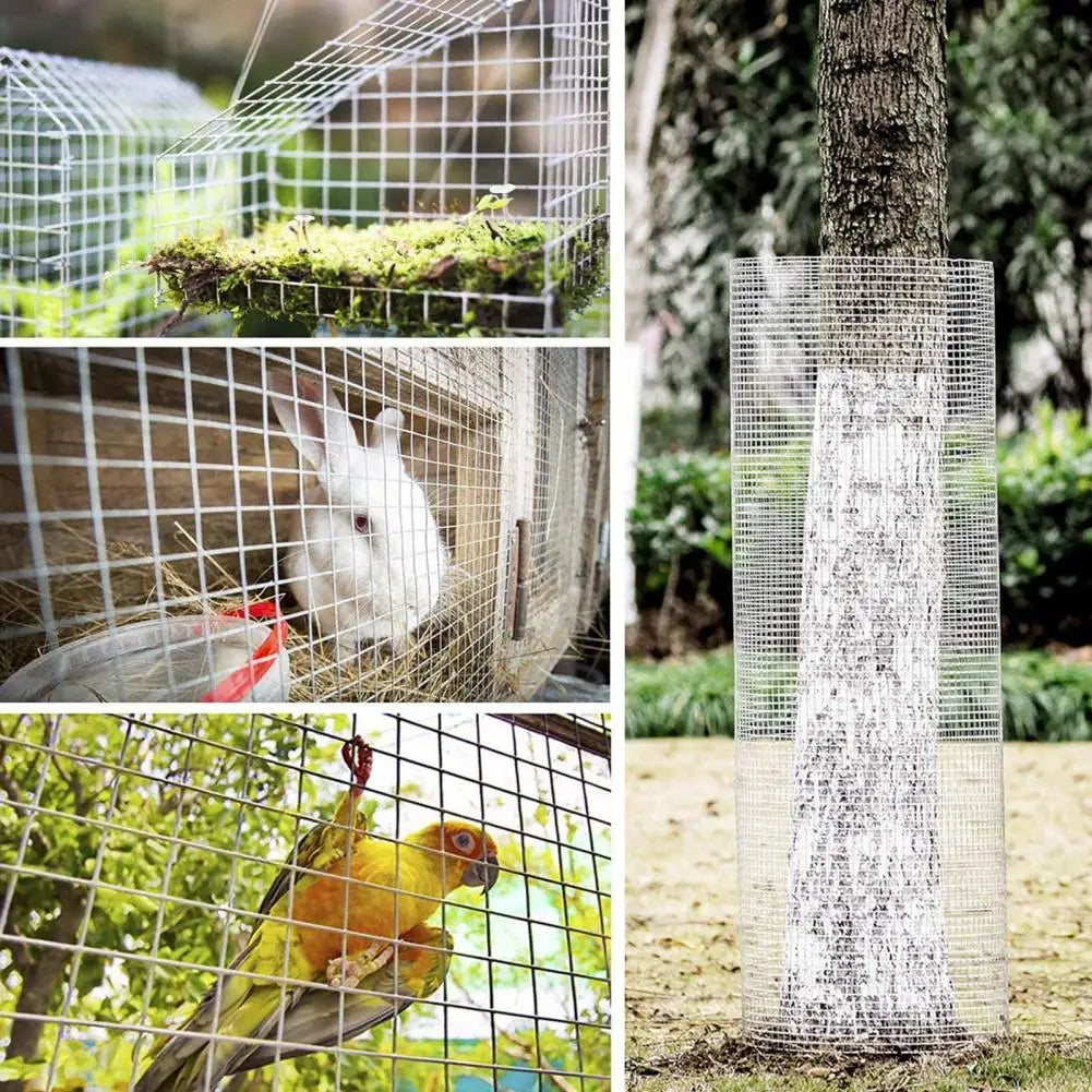 60in x 100ft Wire Mesh Metal Fences Rabbit Fence Durable Metal Barrier for Chicken Fence Wire Fence Roll Garden Plant Welded